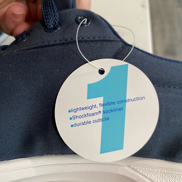 NWT Easy Spirit AP1 Walking Shoes dark blue suede size 7.5 - Picture 7 of 9